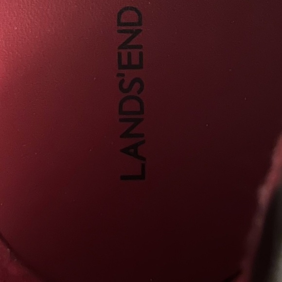 Lands’ End Blue/Gold Scalloped Booties Girls Size 5M - Picture 12 of 13